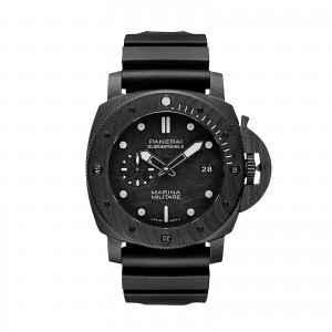 Panerai submersible marina militare carbotech 47mm herrenuhr PAM02979